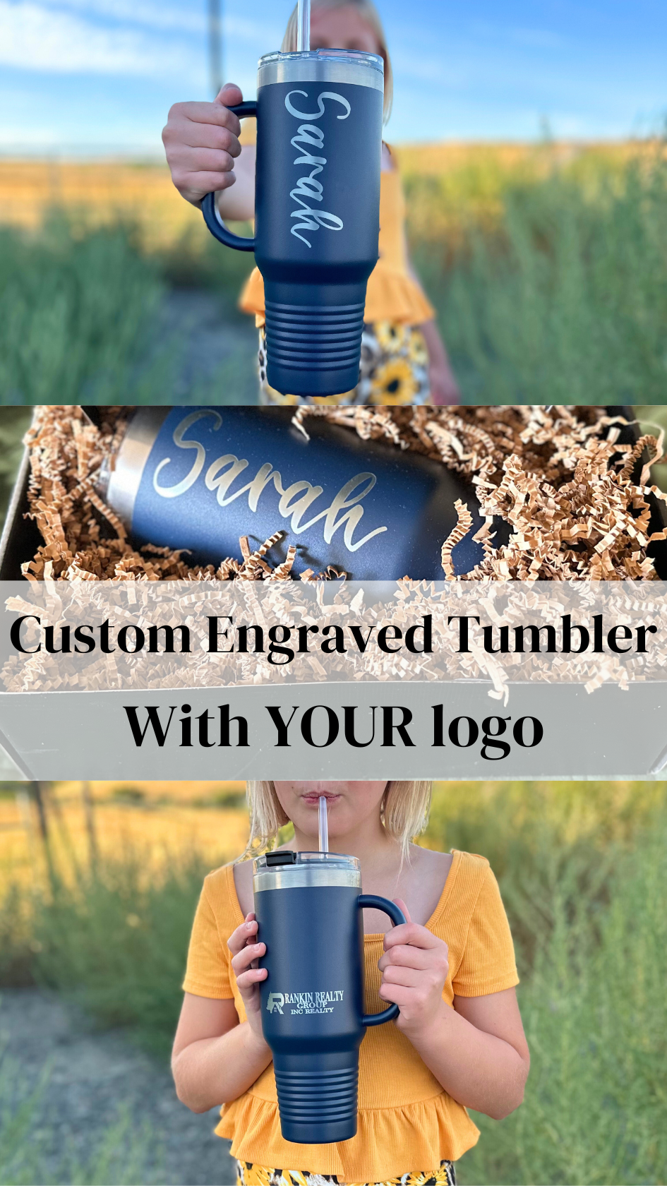 40 oz Tumbler - Bulk Options - Custom Engraved