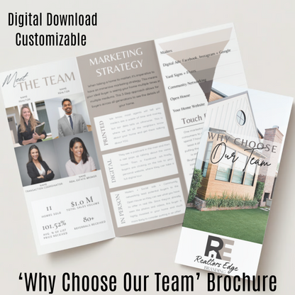 3 Listing Presentation Brochure Bundle - Instant Download - Editable Canva Template